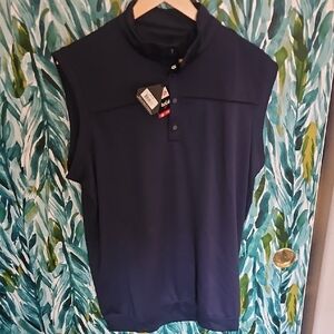 bolle Men's Golf Polo Vest NWT Navy Blue - Size L